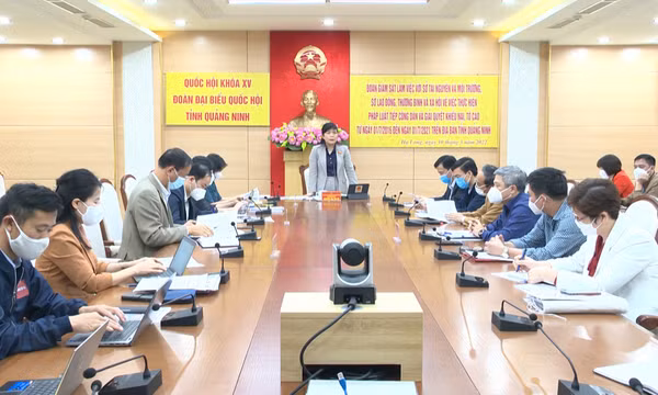 Đoàn ĐBQH tỉnh giám sát việc thực hiện pháp luật về tiếp công dân và giải quyết khiếu nại, tố cáo