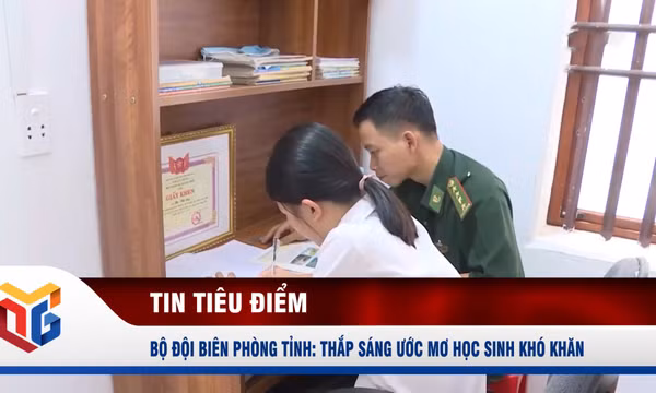 Bộ đội Biên phòng tỉnh: Thắp sáng ước mơ cho học sinh khó khăn