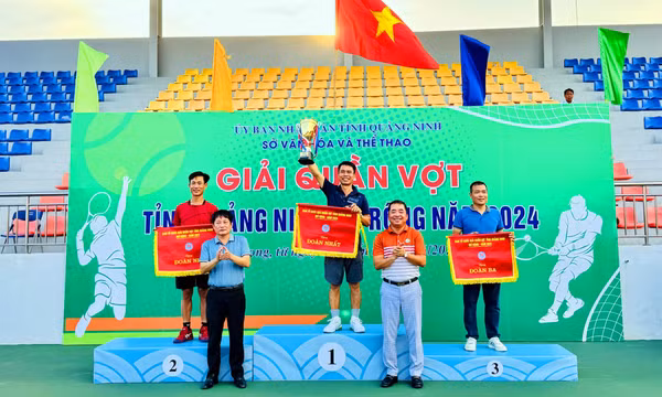 Kết thúc Giải quần vợt Quảng Ninh mở rộng năm 2024