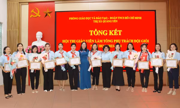 TX Quảng Yên: Hội thi giáo viên làm tổng phụ trách Đội giỏi năm học 2023-2024
