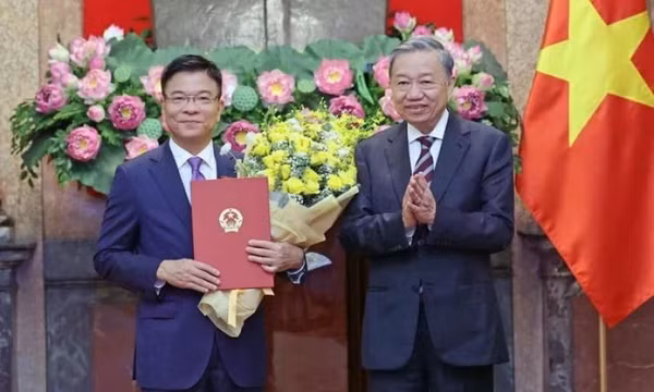 Lễ trao Quyết định bổ nhiệm chức vụ Phó Thủ tướng Chính phủ và Bộ trưởng Công an nhiệm kỳ 2021-2026