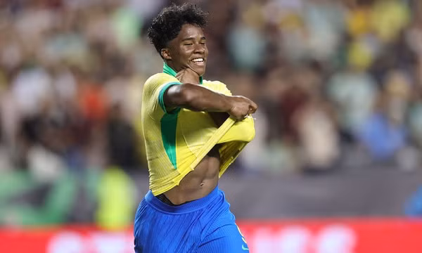 Thần đồng Endrick giúp Brazil thắng kịch tính