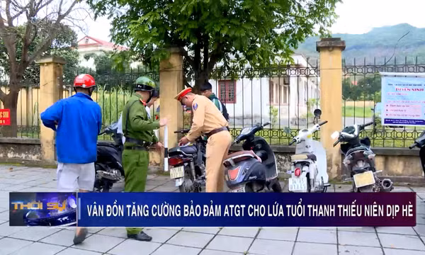Vân Đồn tăng cường bảo đảm ATGT cho lứa tuổi thanh thiếu niên dịp hè