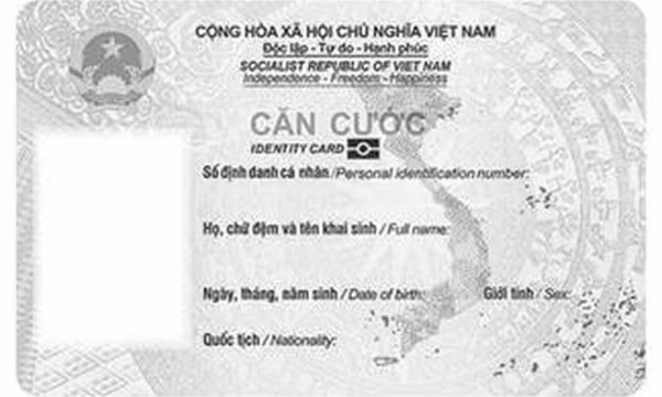 Nhiều thông tin được thay đổi trên mẫu thẻ căn cước cấp mới từ ngày 1-7