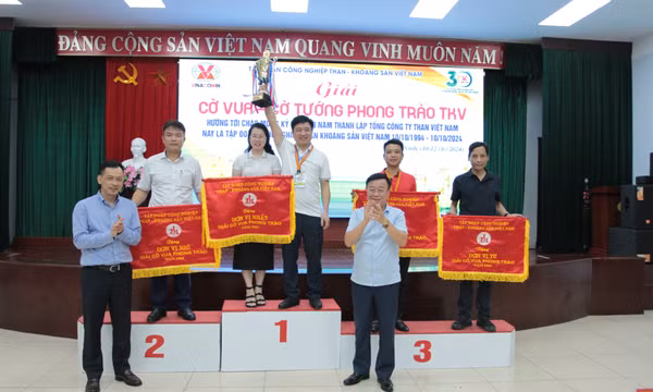 Bế mạc Giải cờ vua, cờ tướng phong trào TKV năm 2024