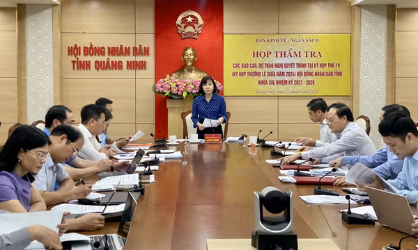 Ban Kinh tế - Ngân sách thẩm tra các dự thảo nghị quyết trình tại Kỳ họp thường lệ giữa năm
