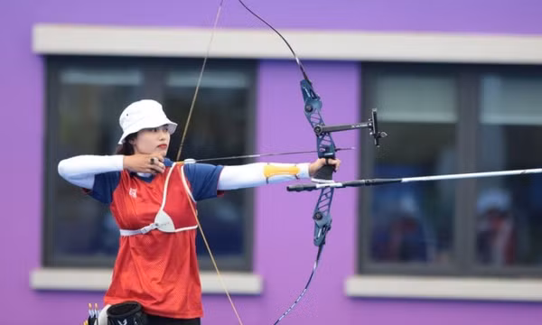 Hot girl bắn cung Việt Nam giành suất dự Olympic 2024