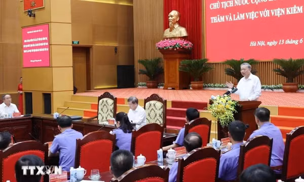 Chủ tịch nước: Ngành Kiểm sát cần bảo đảm không xảy ra oan sai, bỏ lọt tội phạm