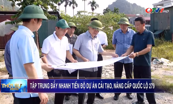 Chủ tịch UBND tỉnh kiểm tra, chỉ đạo tháo gỡ khó khăn dự án quốc lộ 279