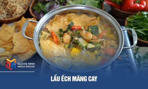 Lẩu ếch măng cay