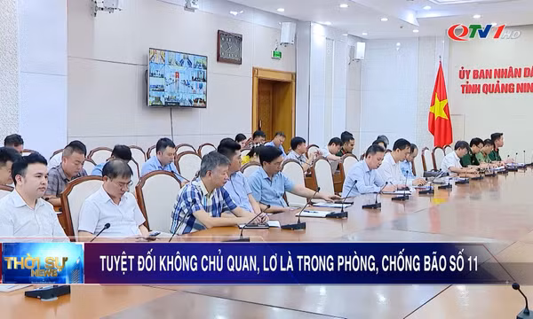 Tuyệt đối không chủ quan, lơ là trong phòng chống bão số 11