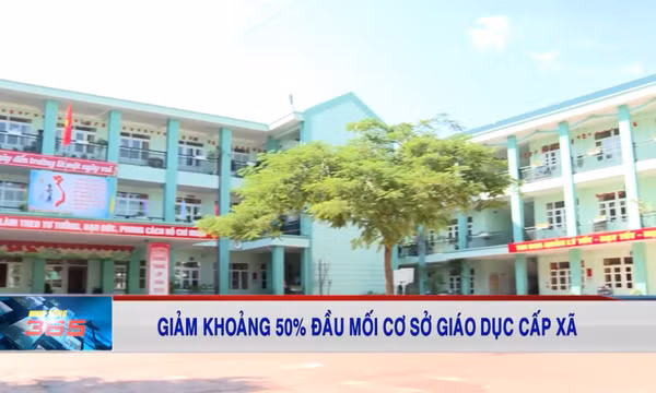 Giảm khoảng 50% đầu mối cơ sở giáo dục cấp xã