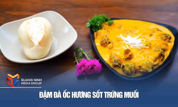 Đậm đà ốc hương sốt trứng muối