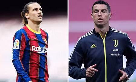 Juventus có thể thay Ronaldo bằng Griezmann