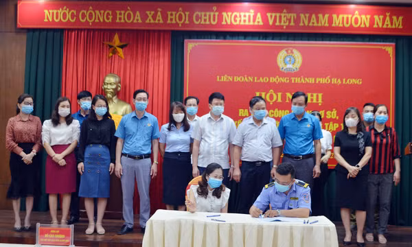 TP Hạ Long: Ra mắt công đoàn cơ sở