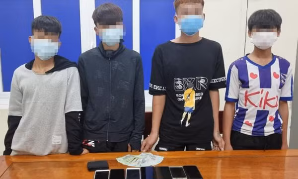 Tóm gọn nhóm học sinh chuyên đập kính ô tô, trộm tài sản
