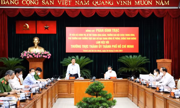 Kiểm tra việc thực hiện kết luận của Thường trực Ban Chỉ đạo T.Ư về phòng, chống tham nhũng tại TP Hồ Chí Minh
