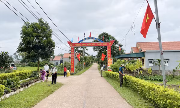 Xây dựng, giữ gìn cảnh quan xanh, sạch, đẹp