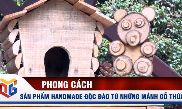 Sản phẩm handmade độc đáo từ những mảnh gỗ thừa