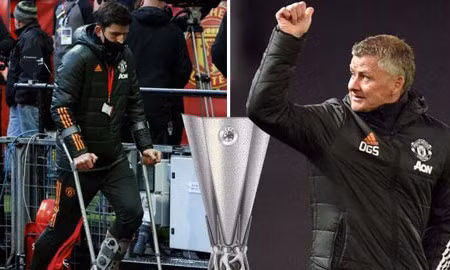 Solskjaer xác nhận Maguire có thể kịp đá chung kết Europa League