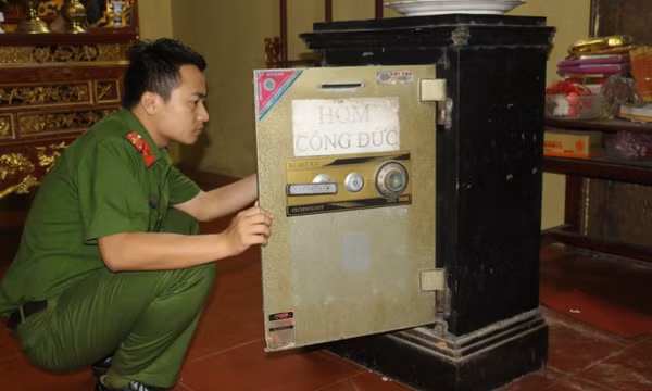 Nhóm trộm chuyên phá két sắt của đền, chùa sa lưới