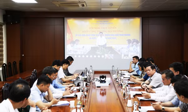 Hội nghị trực tuyến khối Công Thương địa phương