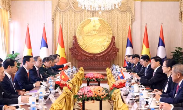 Không ngừng củng cố và phát triển hơn nữa quan hệ đoàn kết đặc biệt Việt Nam - Lào