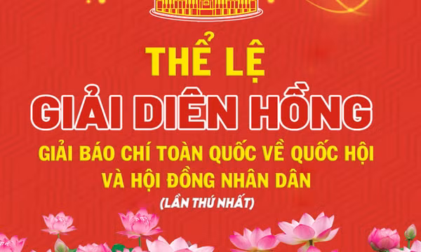 Thể lệ Giải báo chí toàn quốc về Quốc hội và Hội đồng nhân dân (Giải Diên Hồng)
