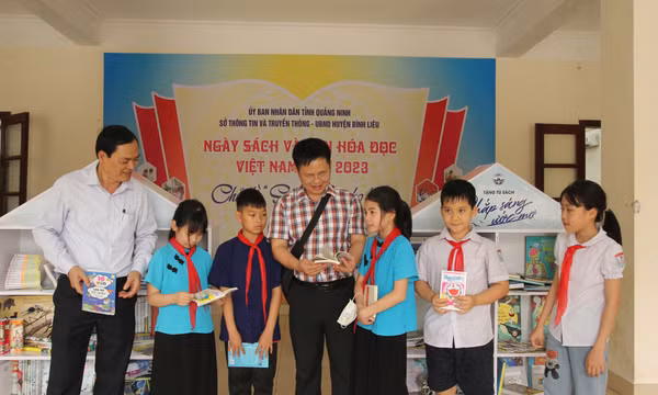 Ngày Sách và Văn hóa đọc tại huyện Bình Liêu