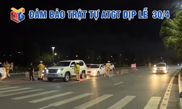 Đảm bảo trật tự ATGT dịp lễ 30/4