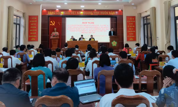 Đảng bộ huyện Ba Chẽ kiểm điểm giữa nhiệm kỳ thực hiện Nghị quyết Đại hội Đảng các cấp, nhiệm kỳ 2020-2025