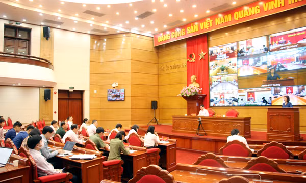 Ban Tổ chức Tỉnh ủy kiểm điểm thực hiện Nghị quyết Đại hội Đảng các cấp, nhiệm kỳ 2020-2025