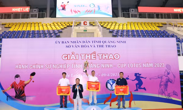 Đoàn TP Hạ Long nhất toàn đoàn Giải Thể thao hành chính sự nghiệp tỉnh 2023