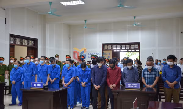 Tuyên án đối với 28 bị cáo trong vụ án Công ty CP Quản lý đường sông số 3