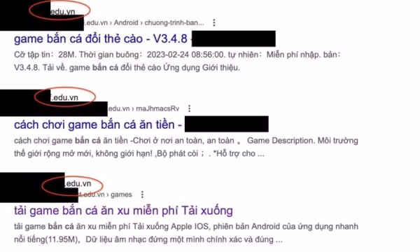 300 website cơ quan nhà nước, giáo dục bị cài link cờ bạc