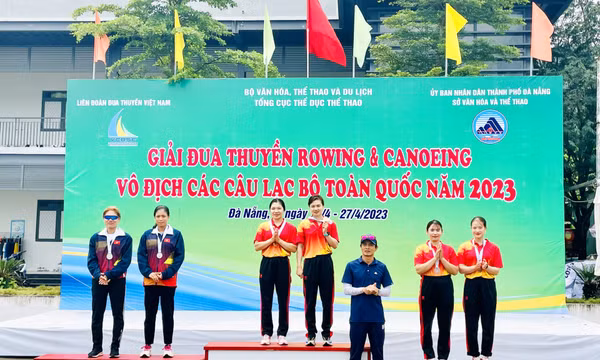 Quảng Ninh giành 4 HCV tại Giải Đua thuyền vô địch các CLB 2023