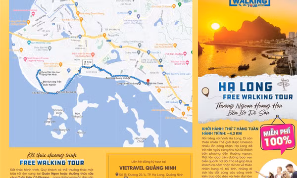 Chương trình Free walking tour Hạ Long