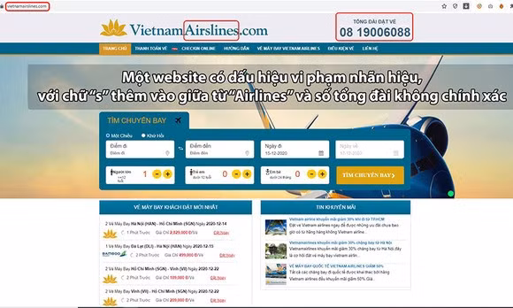 Cảnh báo lừa đảo tiền vé máy bay dịp 30/4-1/5