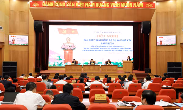 Thị ủy Đông Triều kiểm điểm giữa nhiệm kỳ thực hiện Nghị quyết Đại hội đảng các cấp, nhiệm kỳ 2020-2025