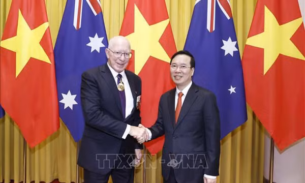 Chủ tịch nước Võ Văn Thưởng hội đàm với Toàn quyền Australia David Hurley