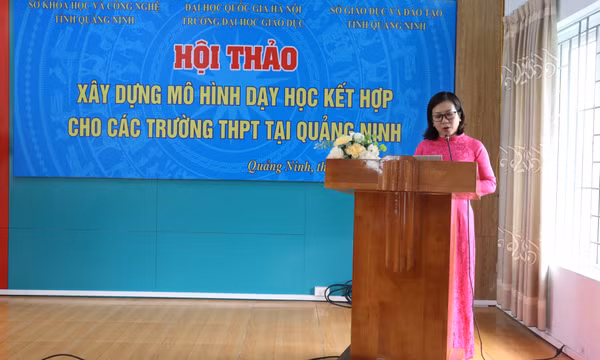 Hội thảo xây dựng mô hình dạy học kết hợp cho các trường THPT tại Quảng Ninh
