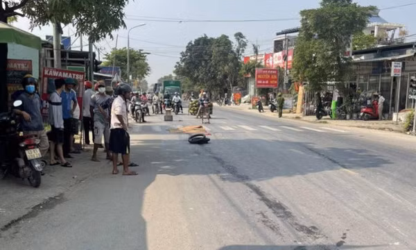 Cụ bà 90 tuổi tử vong thương tâm sau va chạm với xe đầu kéo