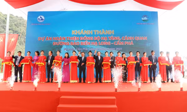 Khánh thành đường bao biển Hạ Long - Cẩm Phả quy mô 6 làn xe