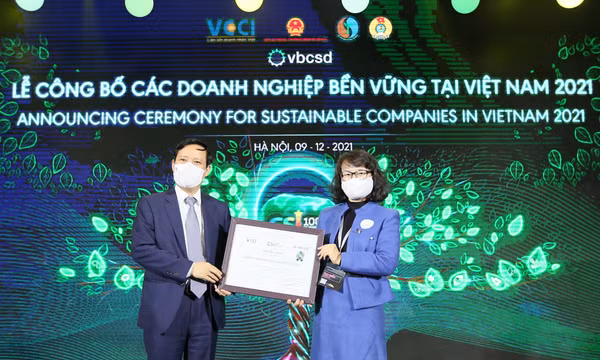 AES Mông Dương được vinh danh trong Top 100 Doanh nghiệp bền vững nhất năm 2021