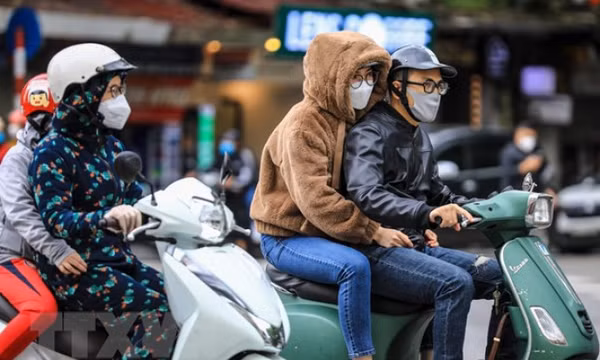 Ngày 25/12, Bắc Bộ và Trung Bộ trời chuyển rét, có mưa nhỏ vài nơi