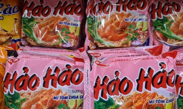 Pháp thu hồi một số lô mỳ tôm Hảo Hảo, mỳ Đệ Nhất
