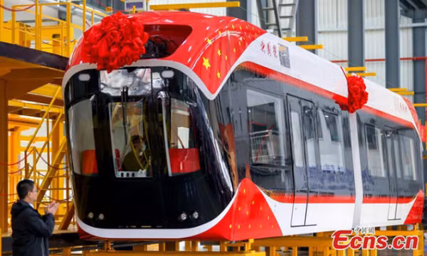 Tàu đệm từ đầu tiên sử dụng công nghệ từ trường vĩnh cửu