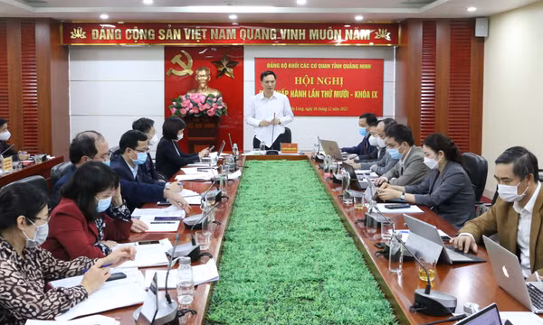  Hội nghị lần thứ 10 Ban Chấp hành Đảng bộ Khối các cơ quan tỉnh