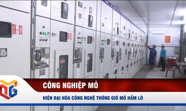 Hiện đại hóa công nghệ thông gió mỏ hầm lò