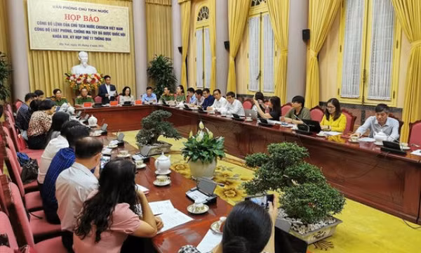 Công bố Lệnh của Chủ tịch nước về Luật Phòng, chống ma túy